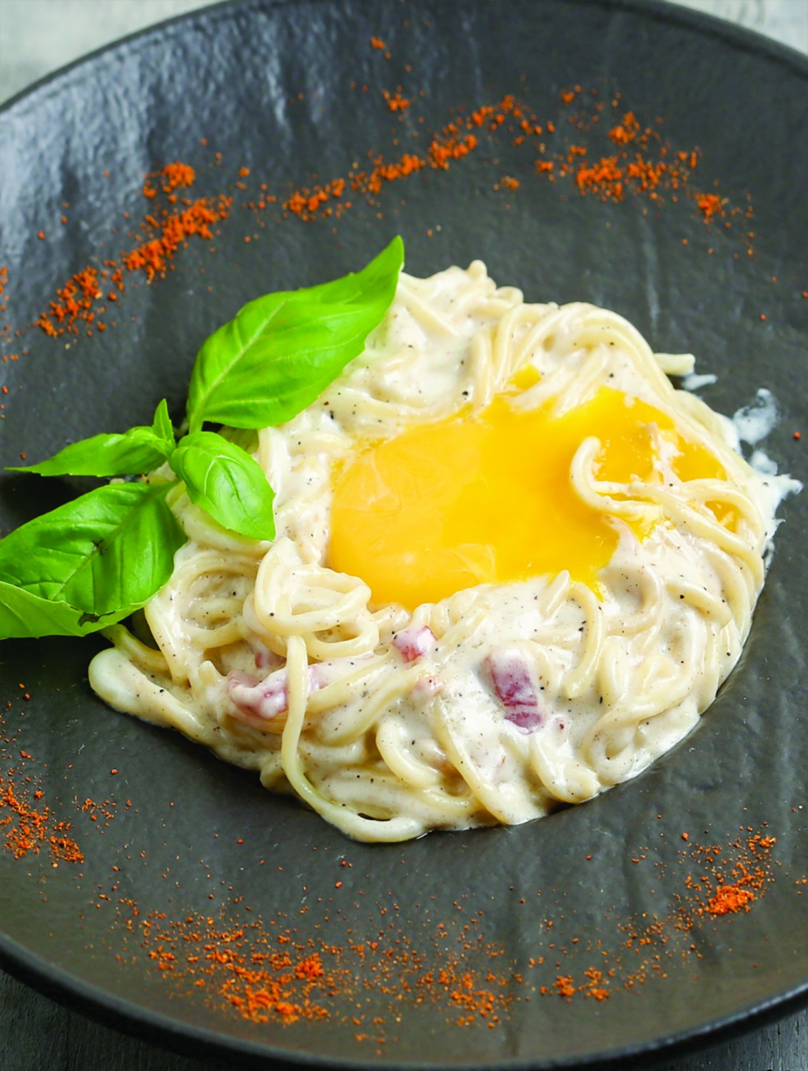 Спагетти с соусом карбонара