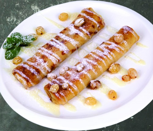 Блинчики с творогом