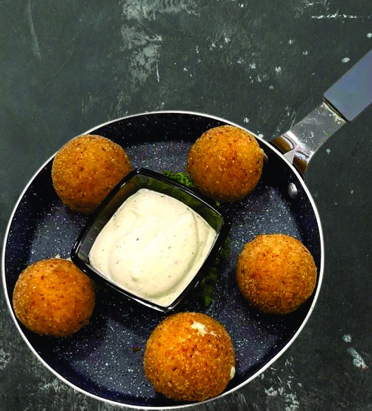 Жареные сырные шарики